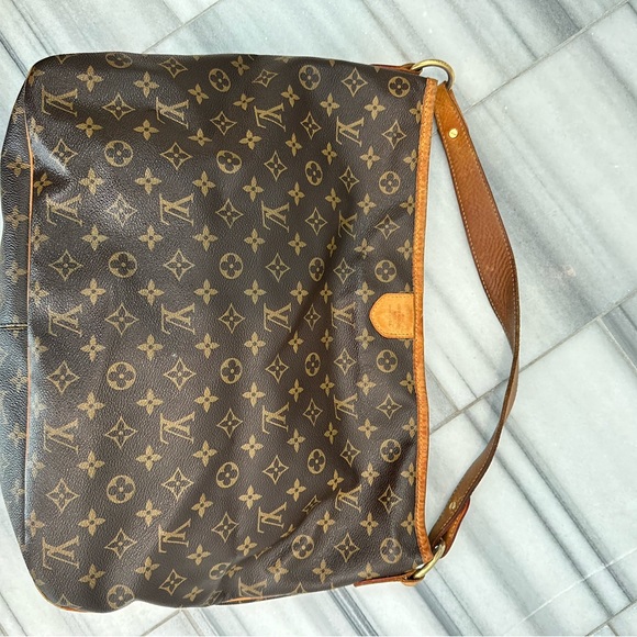 LOUIS VUITTON Delightful MM Monogram Canvas Shoulder Bag Brown - Picture 2 of 4